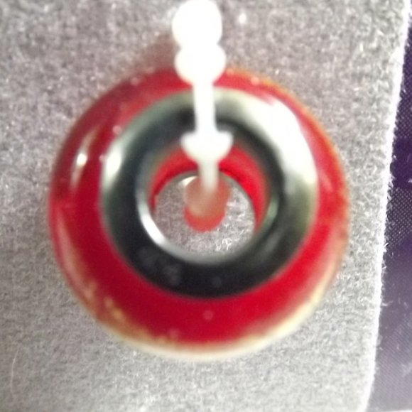 Red and Gold 925 Murano Glass Bead - Picture 6 of 7